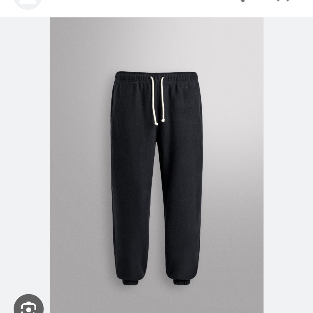 Zara Dark Navy /Black Jogger Pants Size Small